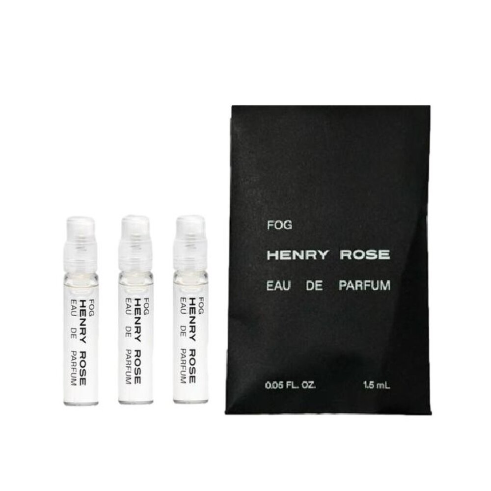 3X Henry Rose Fog EDP Sample 0.05oz/1.5ml each SEALED, NEW